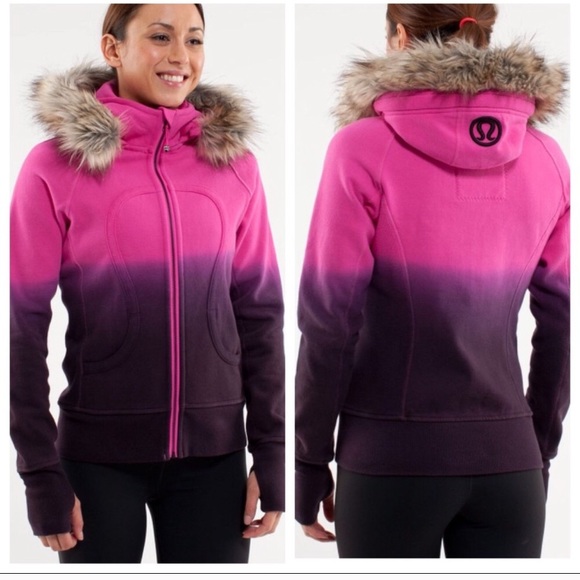 lululemon athletica Jackets & Blazers - Scuba Fur Special edition Ombré lululemon jacket